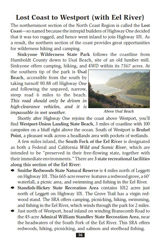 Mendocino Outdoors, 5th Edition, Sample Page