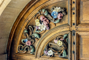 Detail from an Oxford Door, England